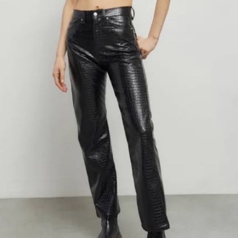 BDG Urban Outfitters Snakeskin Leather Pants NWT